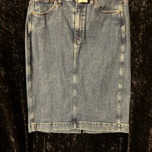 J. Crew Stylish Denim Pencil Skirt